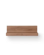 Tana Wall Mounted Media Module, walnut