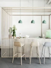 Grain Pendant Lamp, dusty green