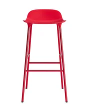 Form Bar Chair 75 cm Steel, bright red