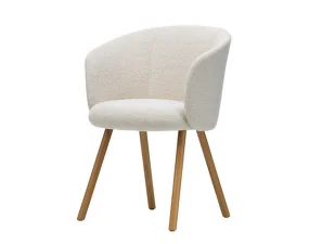 Mikado Armchair Natural Oak, ivory/pearl