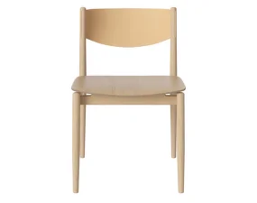 Apelle Dining Chair Back Upholstery, beige/white oak