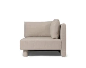 Dase Sofa Corner Module, Soft Bouclé natural