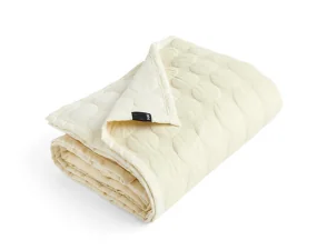 Mega Dot Organic Plaid 235x245, ivory