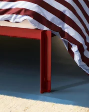 Connect Bed Frame 90x200, maroon red