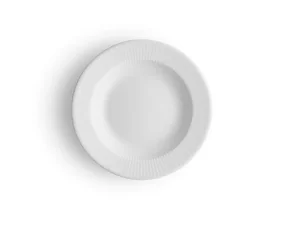 Legio Nova Deep Plate 22 cm, set of 4, white