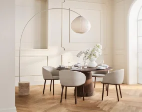 Acorn Floor Lamp, ivory