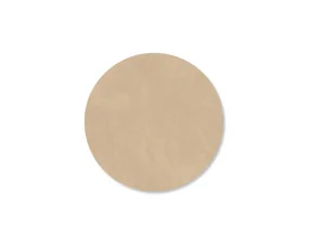 Circle Nupo Glass Mat, sand