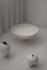 Sumo Vase Petit, bone white