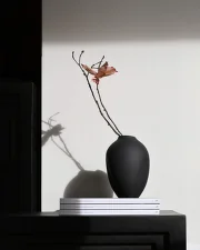 Sumo Vase Slim Petit, coffee