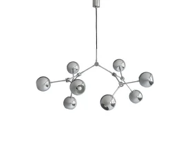 Drop Chandelier Globe Mini, chrome (5m)