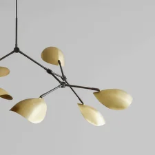 Stingray Chandelier, brass (5m)