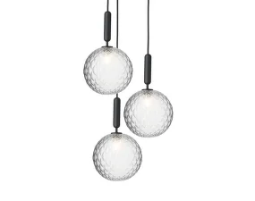 Miira 3 Pendant Large, rock grey/optic clear