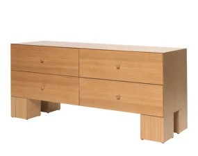 Kuben Drawers 2x2, natural oak