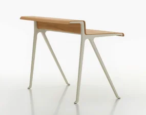 Courier Desk, light oak/chalk