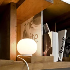 Mini Glo-Ball Table Lamp, matte black