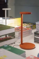 Oblique Table Lamp, matte rust