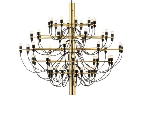 2097/50 Suspension Frosted Bulbs, brass