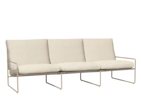 Desert 3-Seater, cashmere/off-white