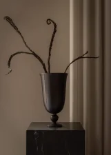 Pavot Vase, bronze