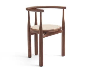 Bukowski Chair French Cane, walnut