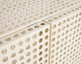 Perforated Cabinet Floor Small, eggshell