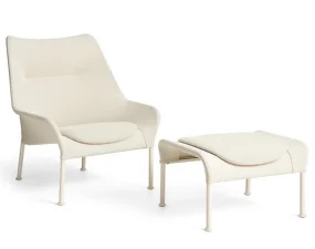 O2 Ottoman, cream textile