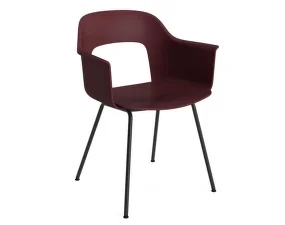 Layout Armchair 211, black/bordeaux