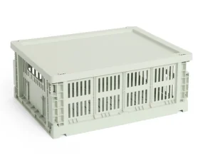 Colour Crate Lid Plastic Medium, off-white