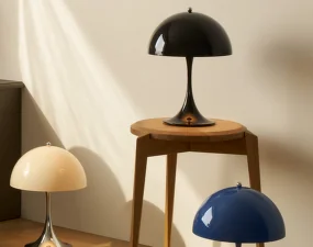 Panthella 250 Portable Lamp, opaque black