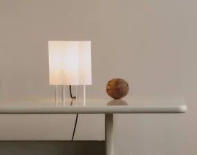 Boe Table Lamp, silver/natural