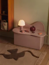 Slope Storage Bench, rose