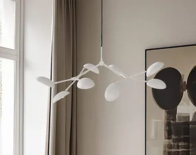 Drop Chandelier Mini, white (5m)