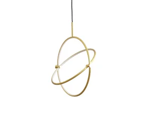 Maru Pendant Big, brass