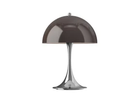 Panthella 250 Portable Lamp, chrome original opal brown