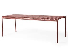 Palissade Table 220, iron red