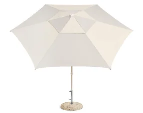 Terrazza Parasol Hexagon, off-white and grey