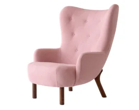 Petra VB3 Lounge Chair, walnut/Ecriture 0640