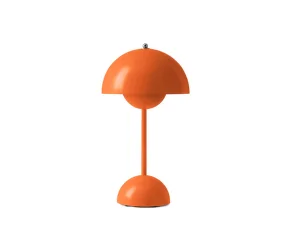 Flowerpot VP9 Portable Lamp, zesty orange