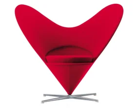 Heart Cone Chair, Tonus red