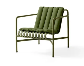 Palissade Lounge Chair Soft Quilted Cushion, olive