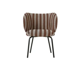 Rico Dining Chair Louisiana, sand/chocolate