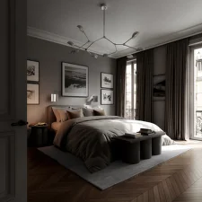 Drop Chandelier Big, chrome