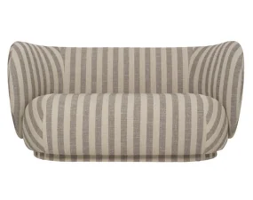 Rico Sofa 2, Louisiana sand / off-white