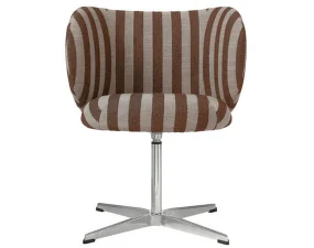 Rico Dining Chair Swivel, Louisiana sand / chocolate