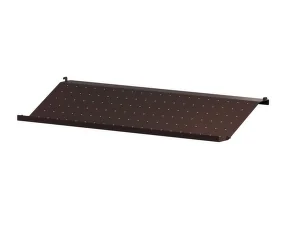 String Shoe Shelf Metal 78 x 30, dark brown