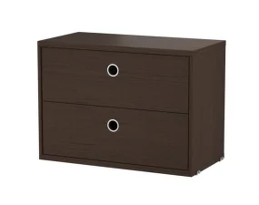 String Chest with Drawers 58 x 30, dark oak