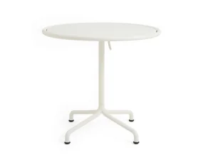 Deville Table Ø80, cream white