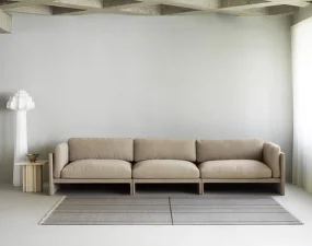 Seam Rug 80x250 cm, grey tones