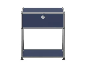 USM Haller M54 Bedside Table, steel blue