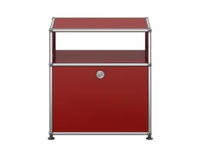 USM Haller M55 Bedside Table, ruby red